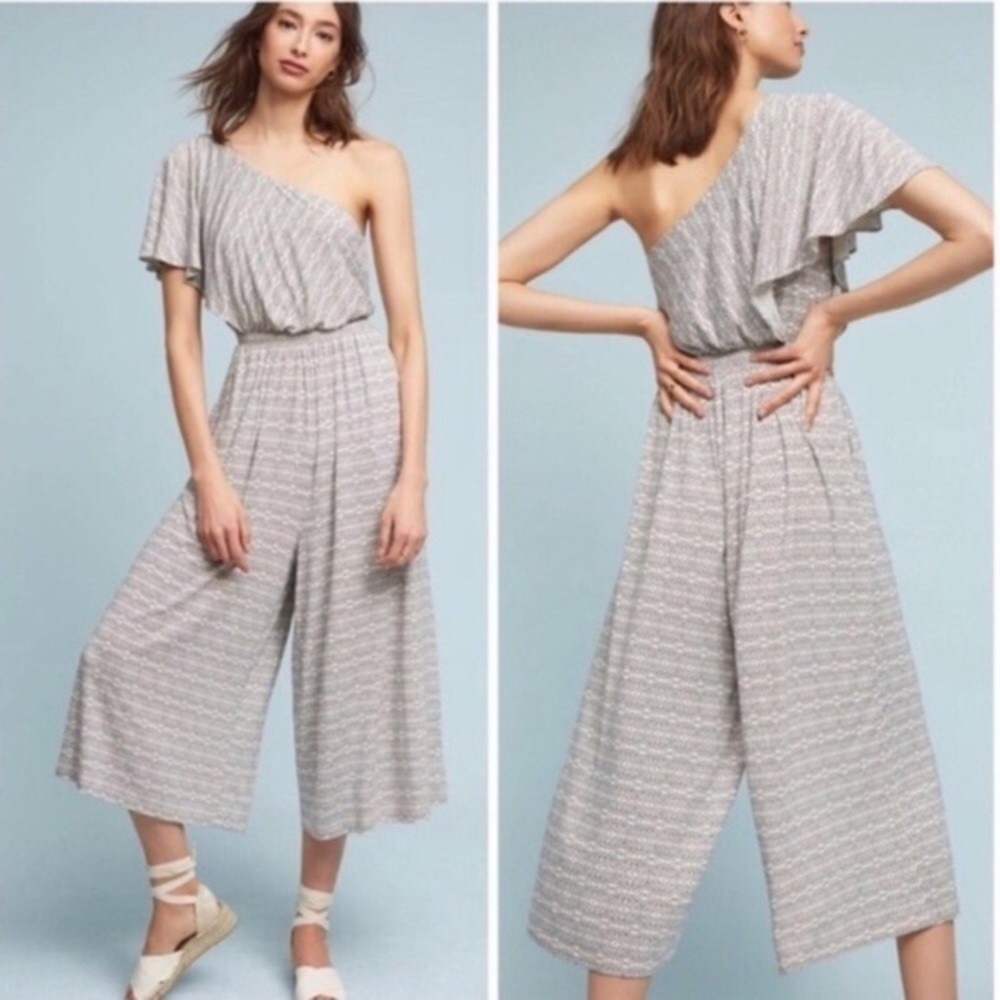 Maeve Jamie Tribal Shoulder Jumpsuit Anthropologie